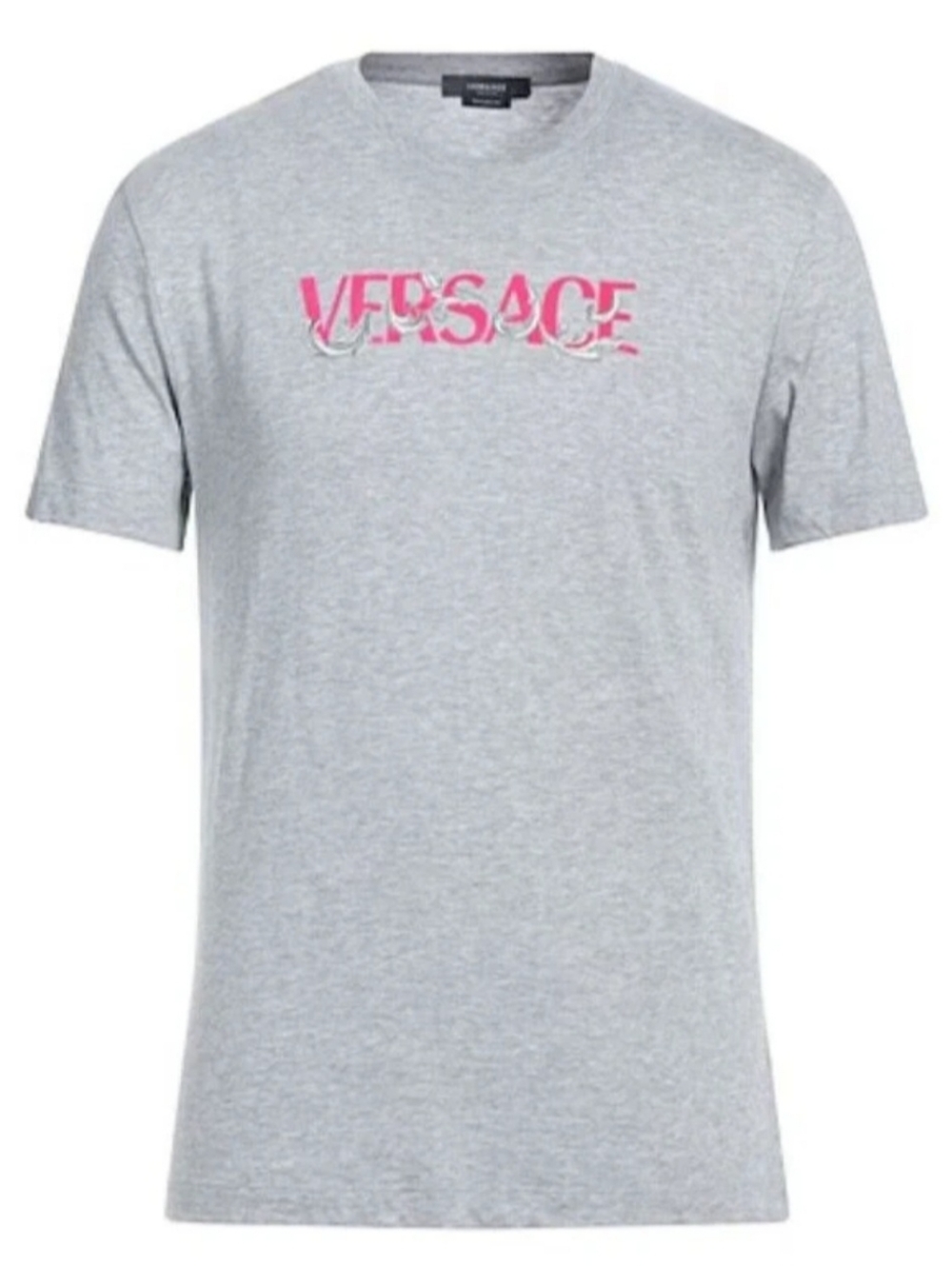 Versace Men's Embroidered Logo T-shirt
